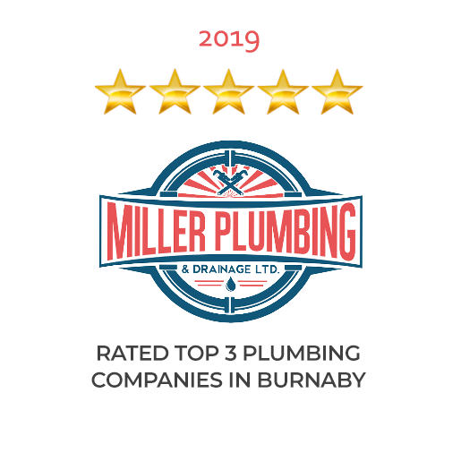 Top 3 Plumbing Companies Burnaby Badge - PNG | Miller Plumbing & Drainage Ltd.