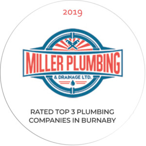 2019 Top 3 Plumbing Companies Burnaby - Badge | Miller Plumbing & Drainage Ltd.