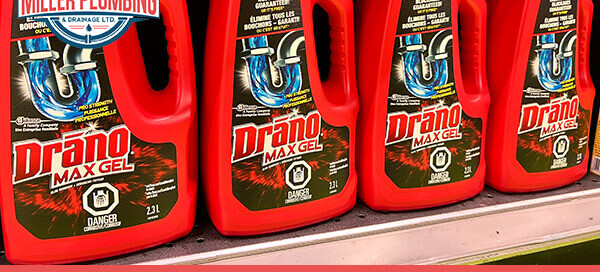 Why Plumbers Recommend Avoiding Drano© | Miller Plumbing & Drainage