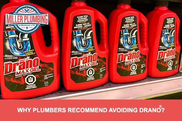 Why Plumbers Recommend Avoiding Drano© | Miller Plumbing & Drainage