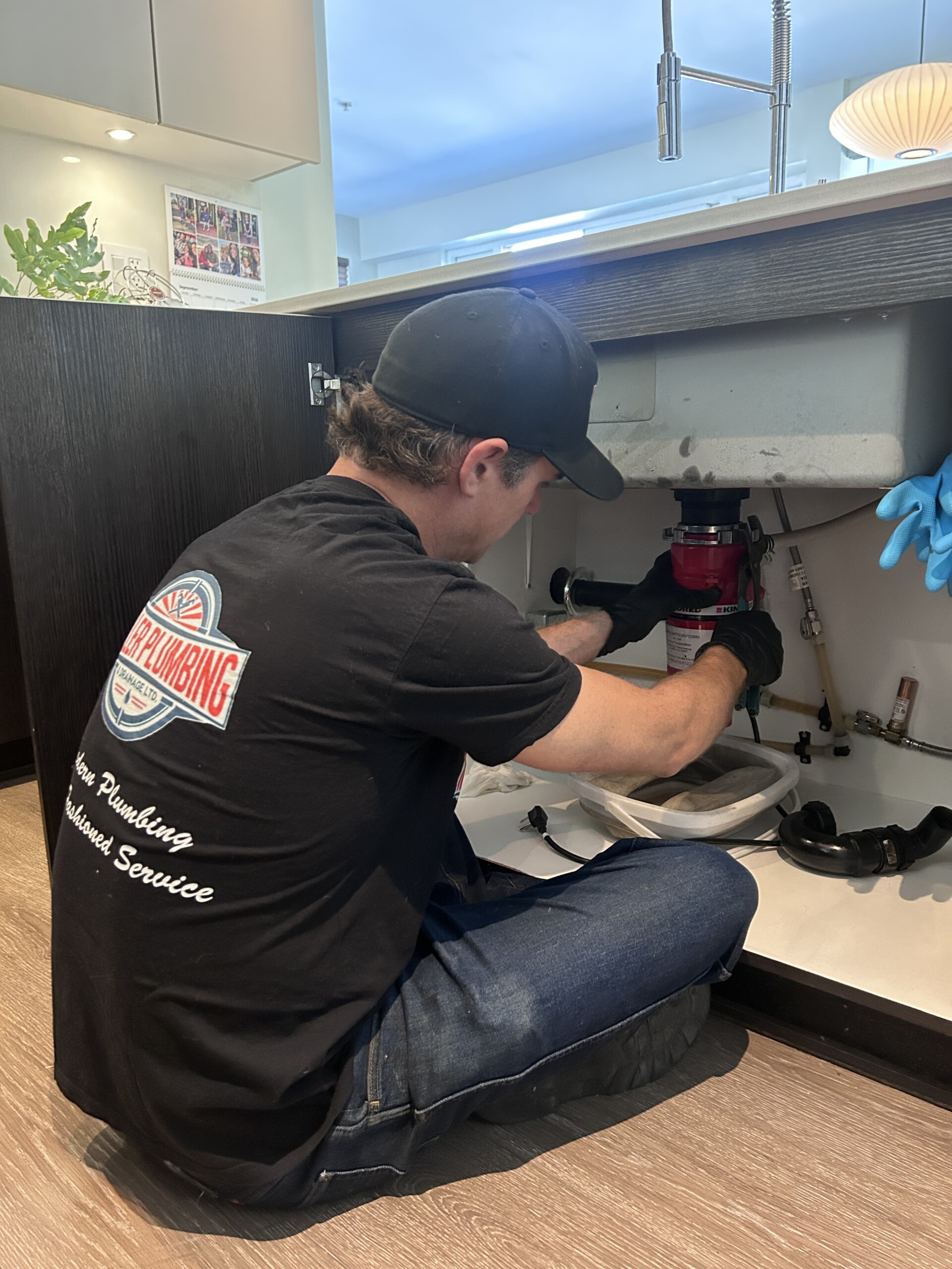 Kindred garburator installation – Vancouver Leaky Garburator or Garbage Disposal Repair | Miller Plumbing & Drainage Ltd.